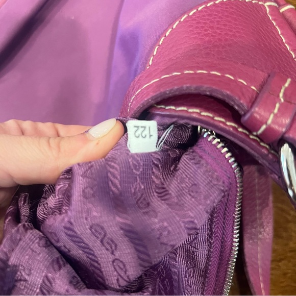 Vintage Prada Nylon and Leather Shoulder Bag - Picture 10 of 11